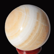 Lemon Calcite sphere 48mm 170g Rocks and Things