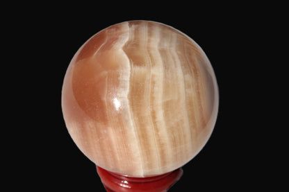 Honey Calcite sphere 55mm 177g Rocks and Things