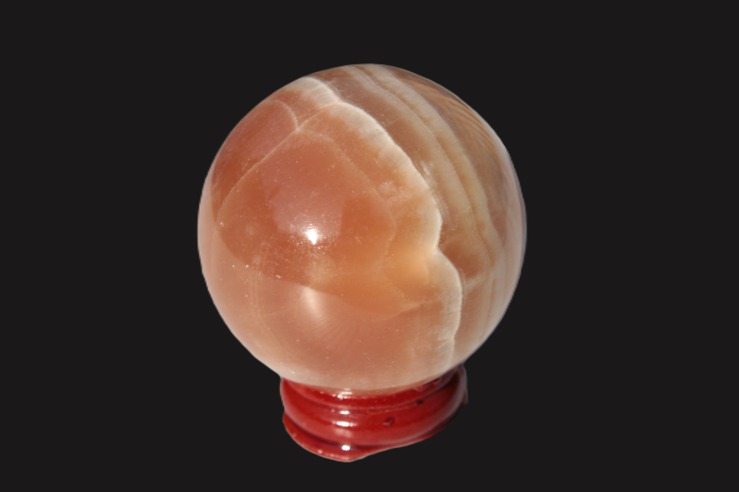 Honey Calcite sphere 55mm 177g Rocks and Things