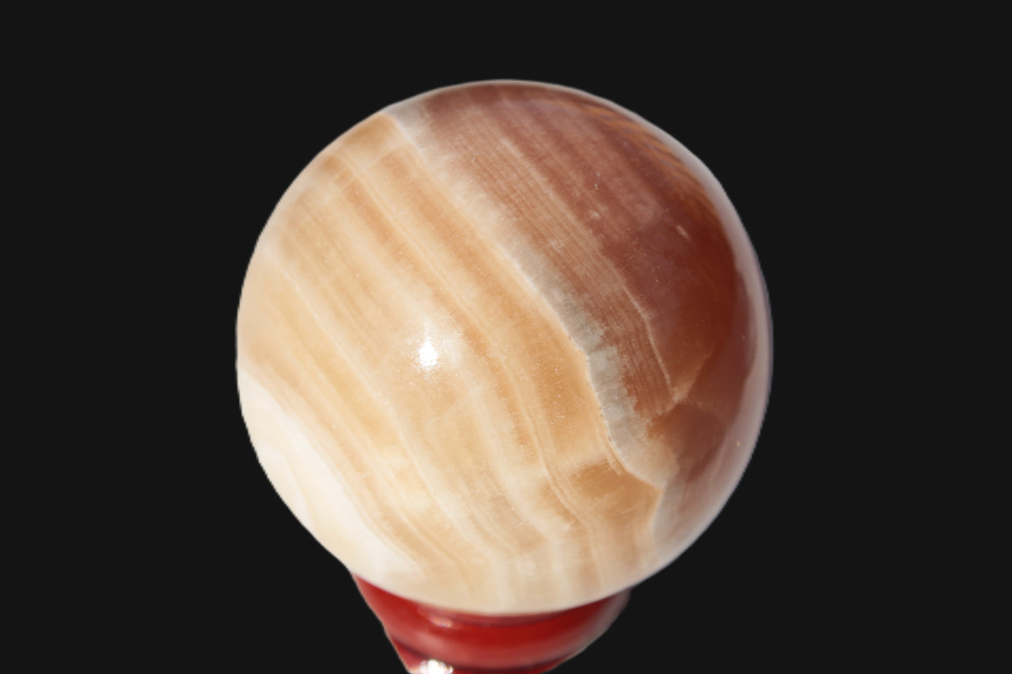 Honey Calcite sphere 55mm 177g Rocks and Things