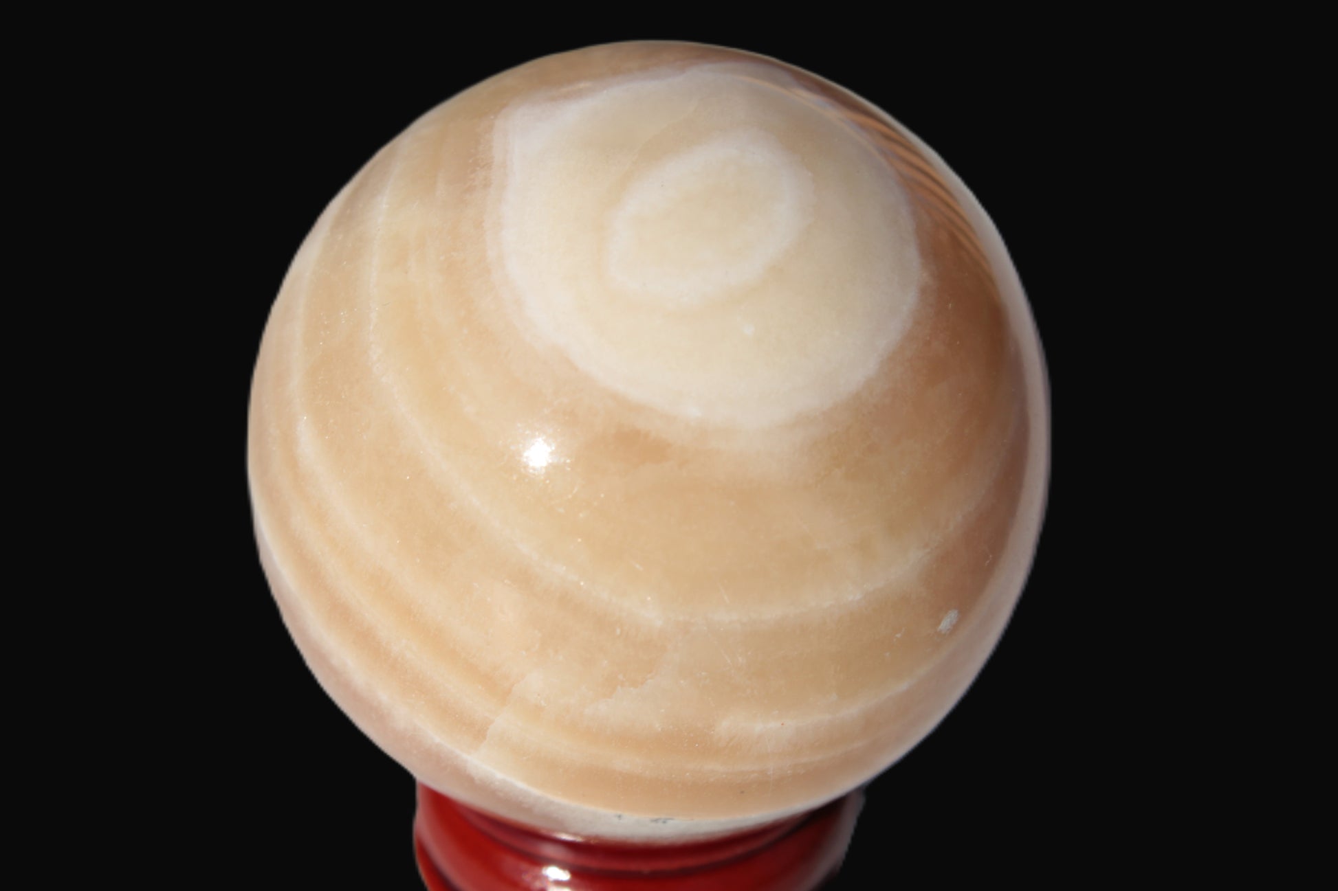 Honey Calcite sphere 55mm 177g Rocks and Things