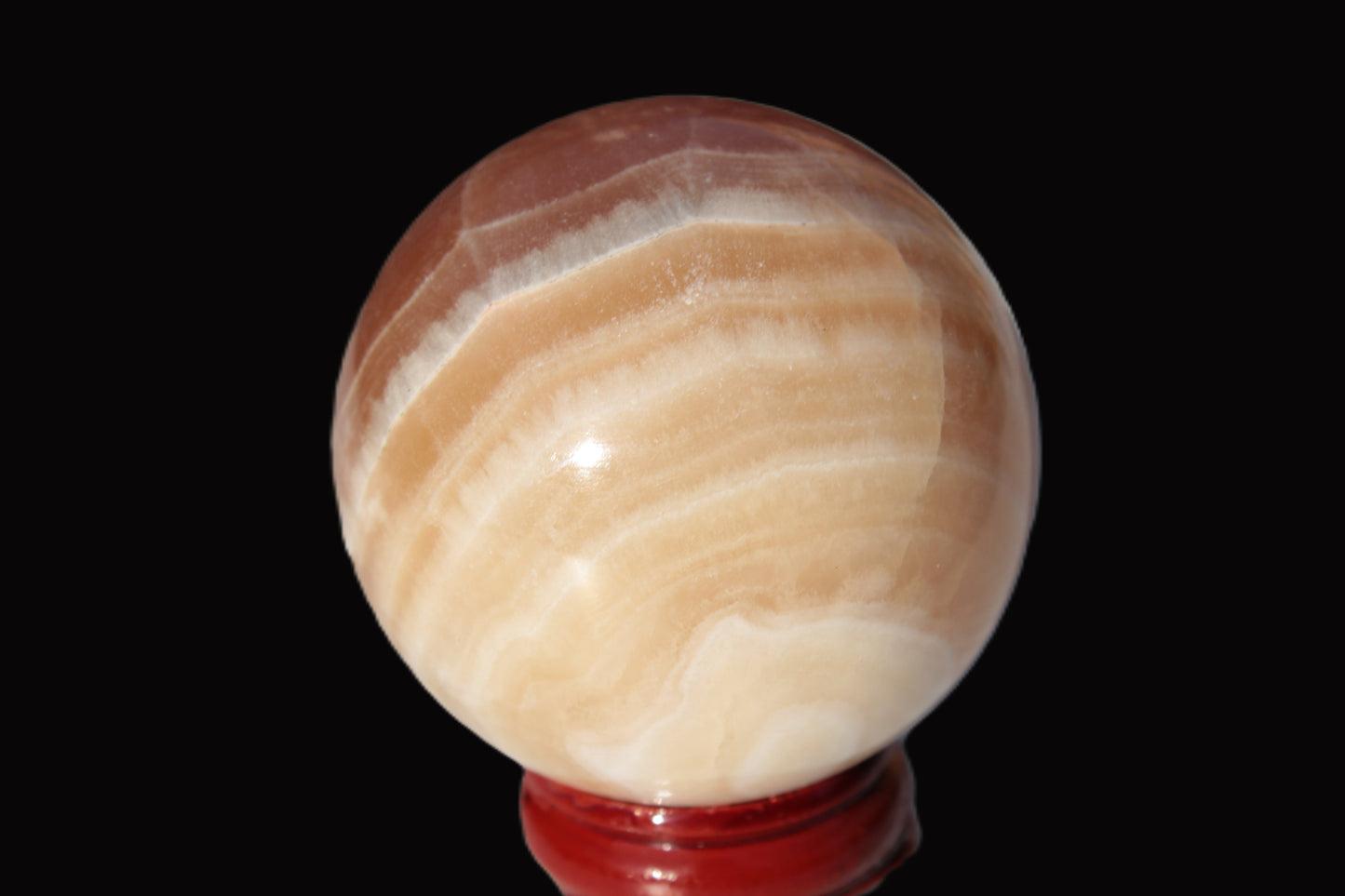 Honey Calcite sphere 55mm 177g Rocks and Things