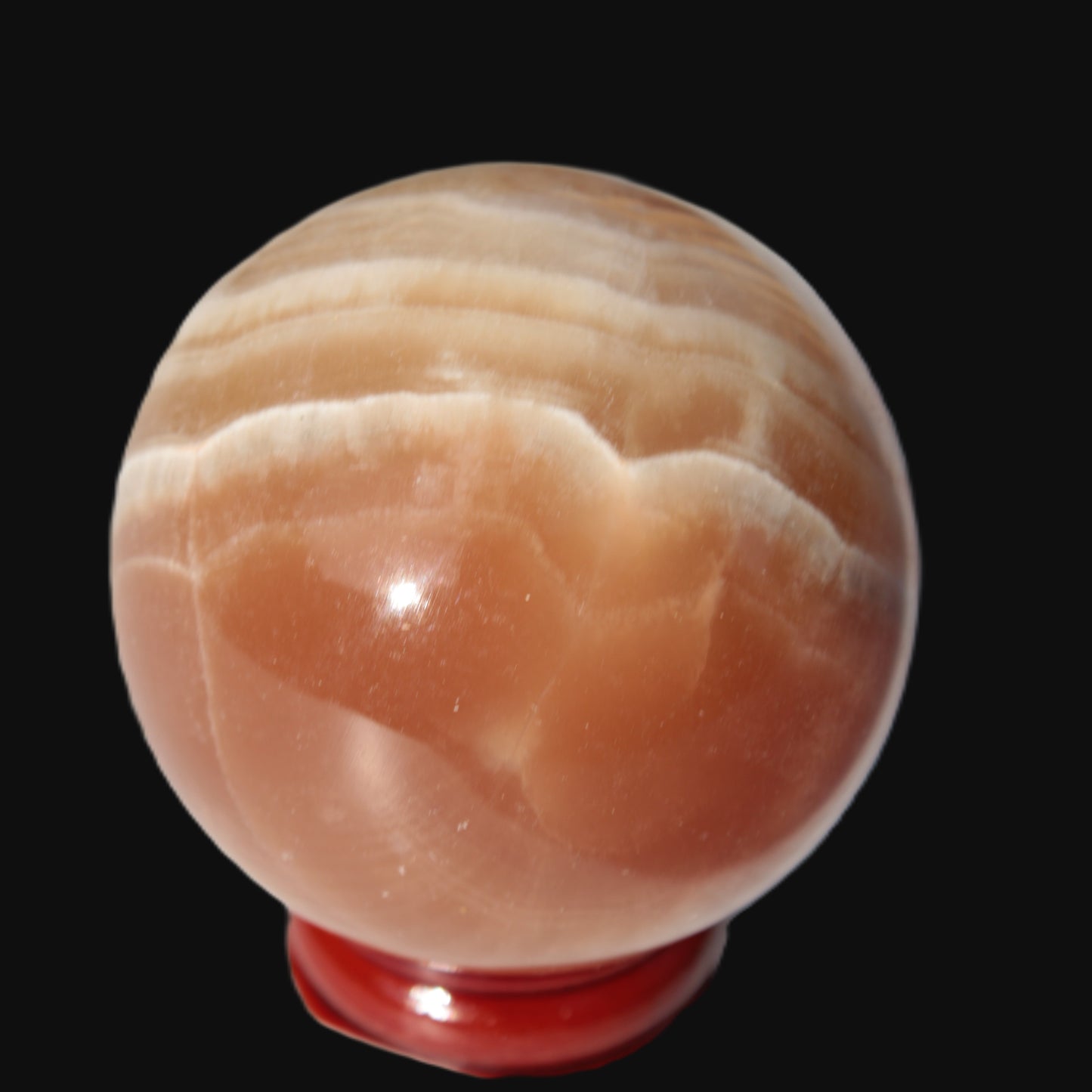 Honey Calcite sphere 55mm 177g Rocks and Things