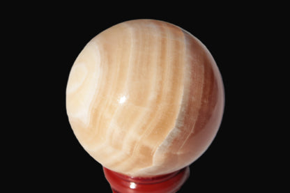 Honey Calcite sphere 55mm 177g Rocks and Things