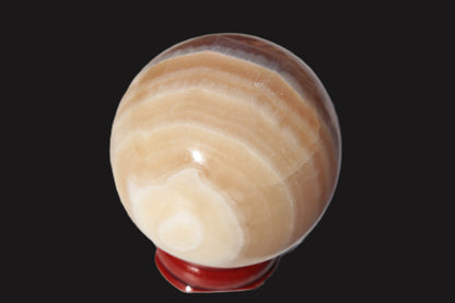 Honey Calcite sphere 55mm 177g Rocks and Things