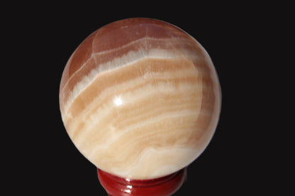 Honey Calcite sphere 55mm 177g Rocks and Things