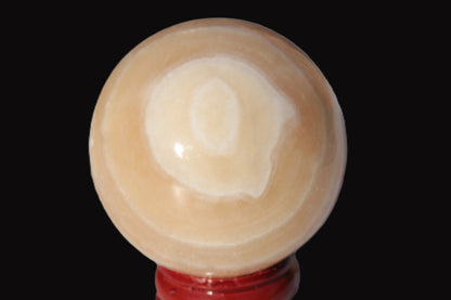 Honey Calcite sphere 55mm 177g Rocks and Things