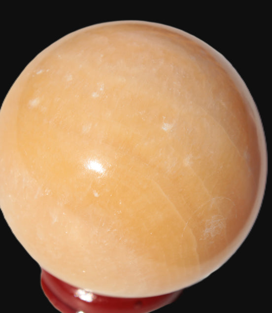 Lemon Calcite sphere 50mm 168g Rocks and Things