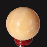 Lemon Calcite sphere 50mm 168g Rocks and Things