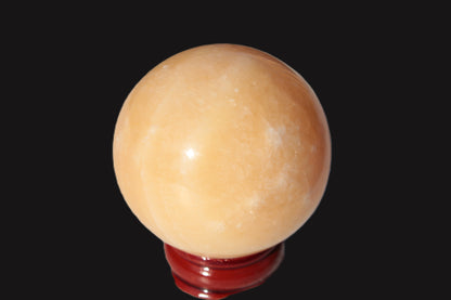 Lemon Calcite sphere 50mm 168g Rocks and Things