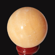 Lemon Calcite sphere 50mm 168g Rocks and Things