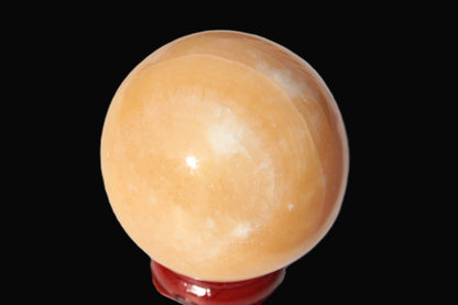 Lemon Calcite sphere 50mm 168g Rocks and Things