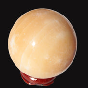 Lemon Calcite sphere 50mm 168g Rocks and Things