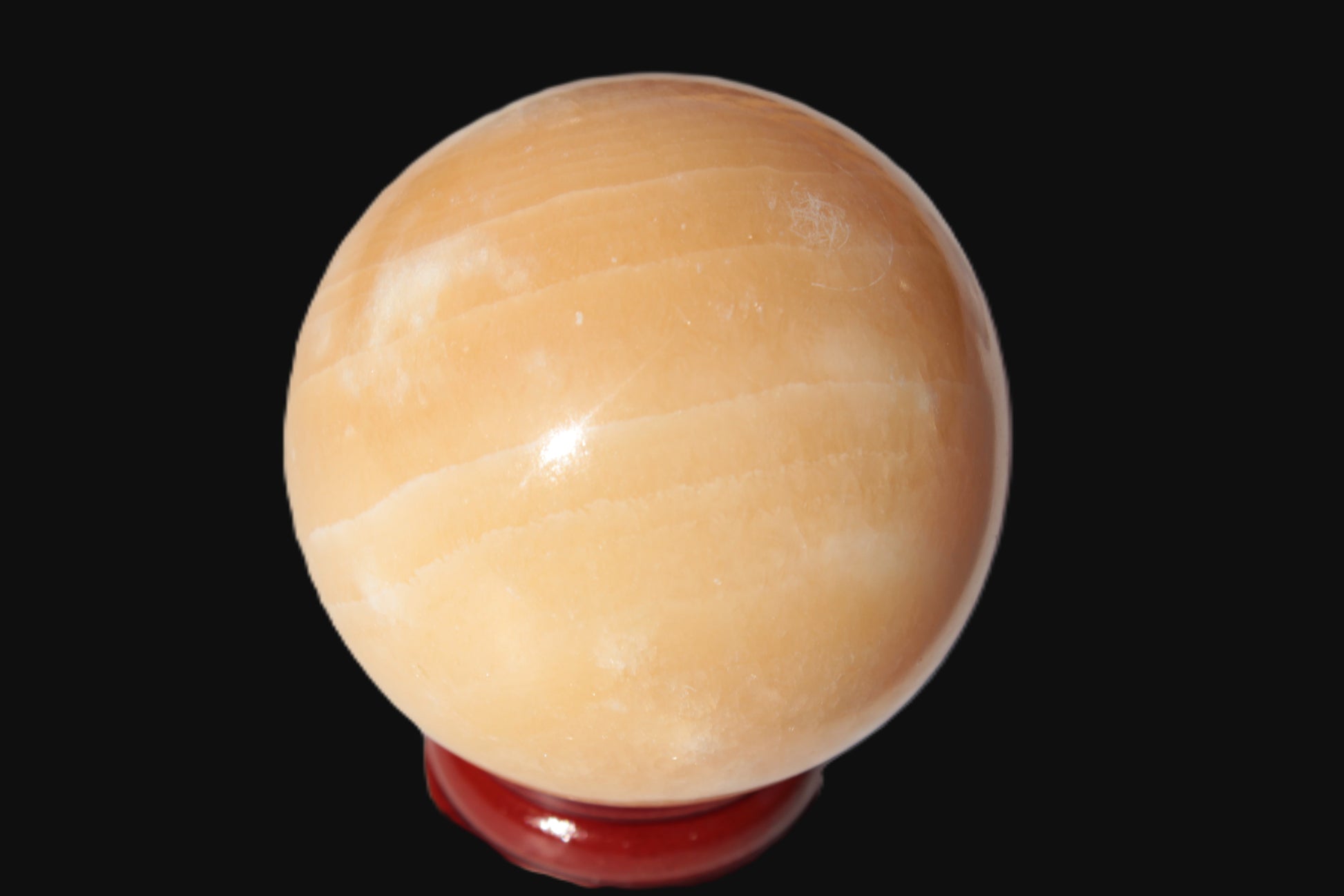 Lemon Calcite sphere 50mm 168g Rocks and Things