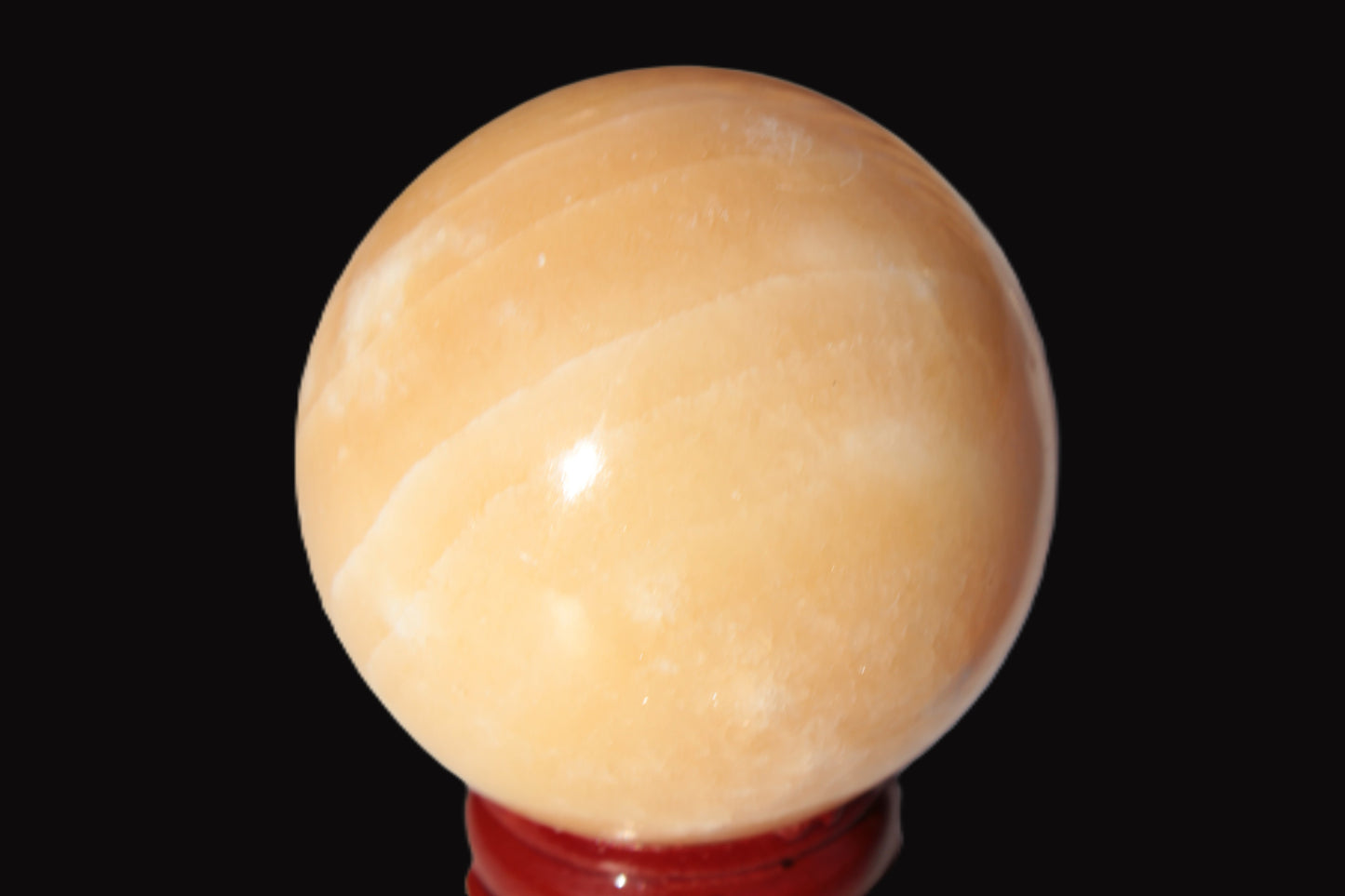 Lemon Calcite sphere 50mm 168g Rocks and Things