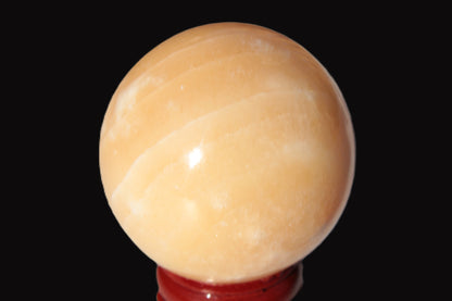 Lemon Calcite sphere 50mm 168g Rocks and Things