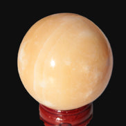 Lemon Calcite sphere 50mm 168g Rocks and Things