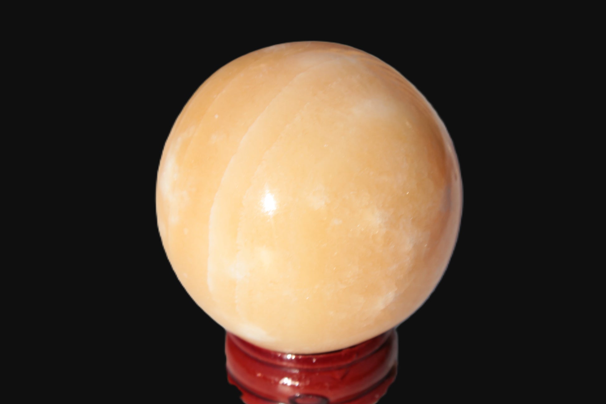 Lemon Calcite sphere 50mm 168g Rocks and Things