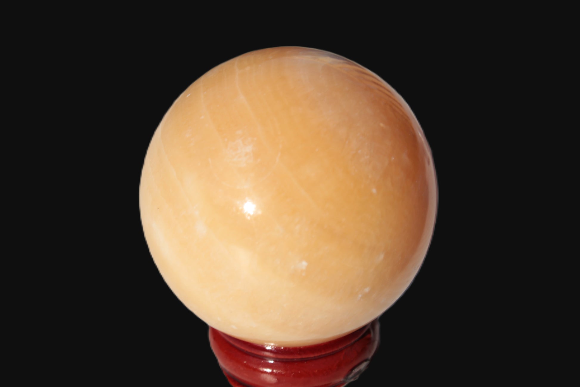 Lemon Calcite sphere 50mm 168g Rocks and Things