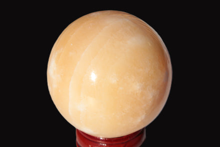 Lemon Calcite sphere 50mm 168g Rocks and Things