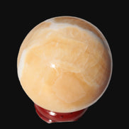 Lemon Calcite sphere 48mm 162g Rocks and Things