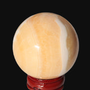 Lemon Calcite sphere 48mm 162g Rocks and Things