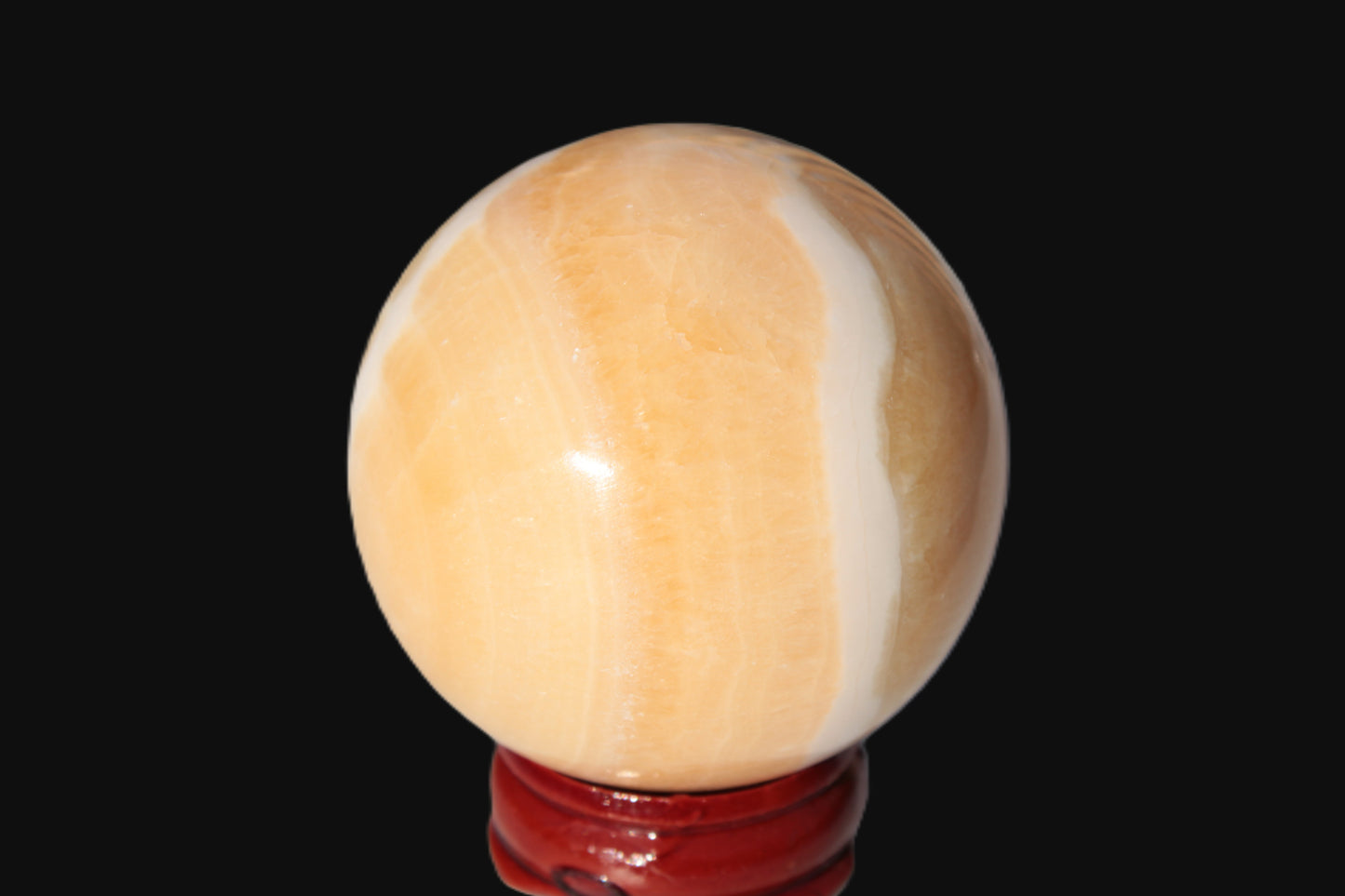 Lemon Calcite sphere 48mm 162g Rocks and Things