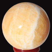 Lemon Calcite sphere 48mm 162g Rocks and Things