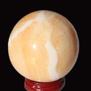 Lemon Calcite sphere 48mm 162g Rocks and Things
