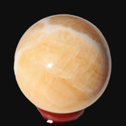 Lemon Calcite sphere 48mm 162g Rocks and Things