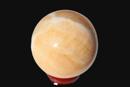 Lemon Calcite sphere 48mm 162g Rocks and Things