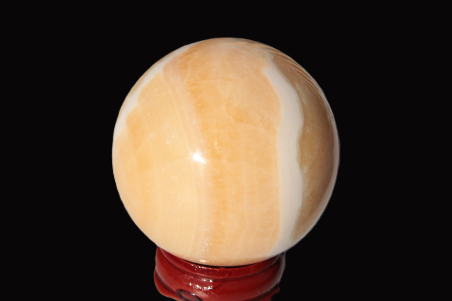 Lemon Calcite sphere 48mm 162g Rocks and Things