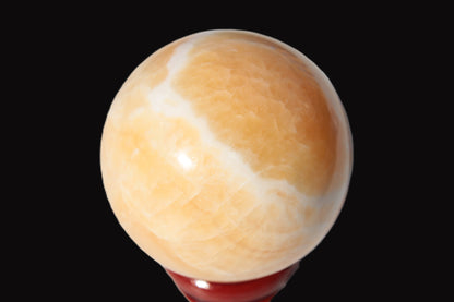 Lemon Calcite sphere 48mm 162g Rocks and Things