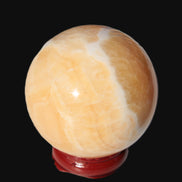 Lemon Calcite sphere 48mm 162g Rocks and Things