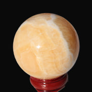 Lemon Calcite sphere 48mm 162g Rocks and Things