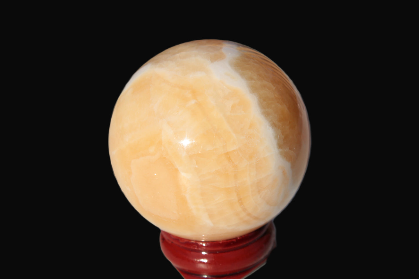 Lemon Calcite sphere 48mm 162g Rocks and Things