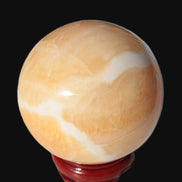 Lemon Calcite sphere 48mm 162g Rocks and Things