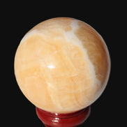 Lemon Calcite sphere 48mm 162g Rocks and Things