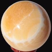 Lemon Calcite sphere 48mm 162g Rocks and Things