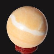 Lemon Calcite sphere 48mm 162g Rocks and Things