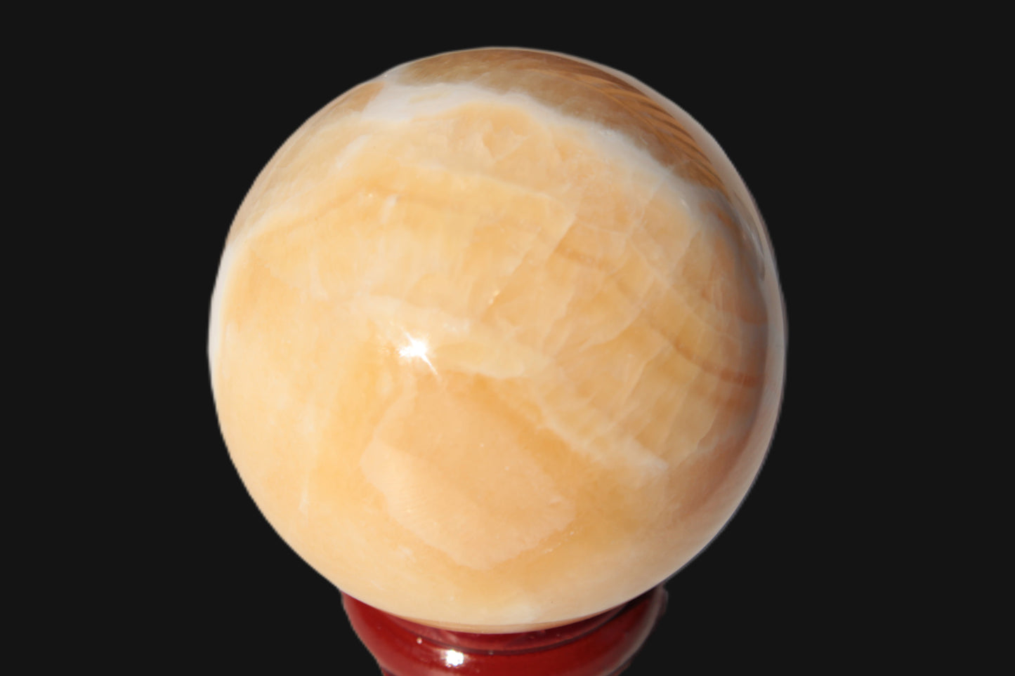 Lemon Calcite sphere 48mm 162g Rocks and Things