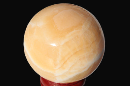 Lemon Calcite sphere 48mm 162g Rocks and Things