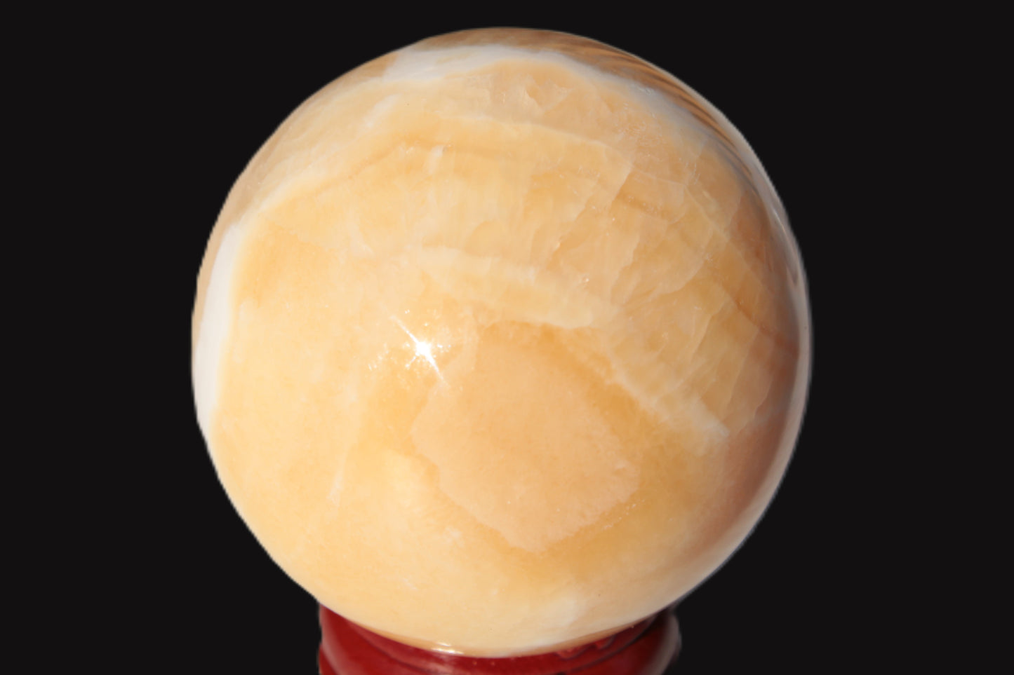 Lemon Calcite sphere 48mm 162g Rocks and Things