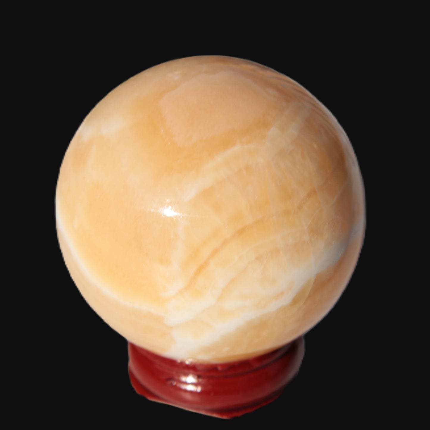 Lemon Calcite sphere 48mm 162g Rocks and Things