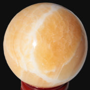 Lemon Calcite sphere 48mm 162g Rocks and Things