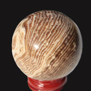 Chocolate Calcite sphere 49mm 171g Rocks and Things