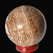 Chocolate Calcite sphere 49mm 171g Rocks and Things