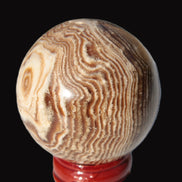 Chocolate Calcite sphere 49mm 171g Rocks and Things