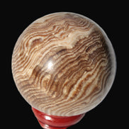 Chocolate Calcite sphere 49mm 171g Rocks and Things