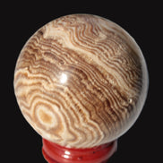 Chocolate Calcite sphere 49mm 171g Rocks and Things